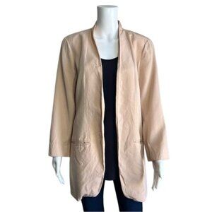 Eileen Fisher The Fisher Project High Collar Long Jacket - M